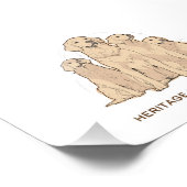 Heritage Goldens Print Foto Afdruk (Hoek)