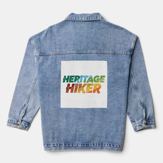 Heritage Hiker, T-shirt Denim Jacket (Achterkant)