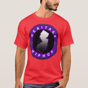 Heritage HipHop Silver NJ Sign T-shirt