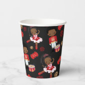 Heritage Holiday Nutkraker Paper Cups Papieren Bekers (Achterkant)
