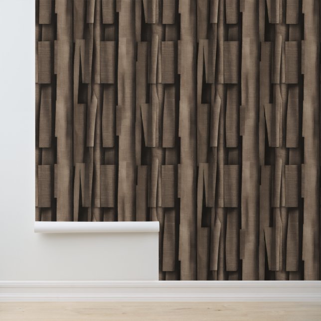 Heritage Luxe (Bruin) Gestucteerd   Behang (Applicatie)