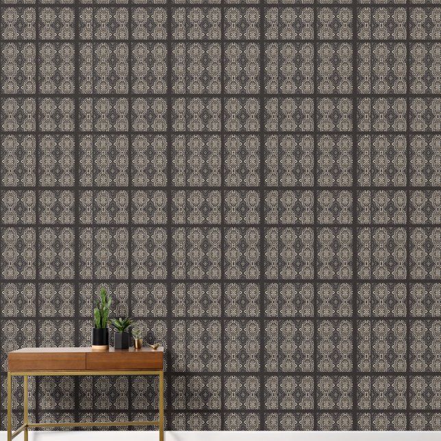 Heritage Luxe nr. 5 (Indigo + Aarde) Luxe Behang (Hal)