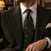 Heritage Mallard Forest Groen Stropdas