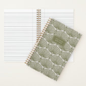 Heritage Olijf | Deco Fans Persoonlijk Notitieboek (Binnen)