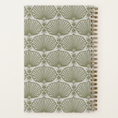 Heritage Olijf | Deco Fans Persoonlijk Notitieboek (Achterkant)