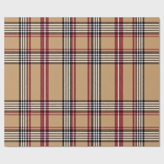 Heritage Plaid Inpakpapier (Vlak)