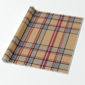 Heritage Plaid Inpakpapier (Uitgerold)