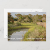 Heritage Preserve - North Myrtle Beach, SC Briefkaart (Voorkant / Achterkant)