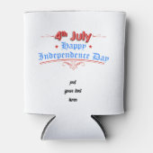 Heritage Script Onafhankelijkheid Can Cooler (Voorkant)