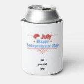 Heritage Script Onafhankelijkheid Can Cooler (Blikje Achterkant)