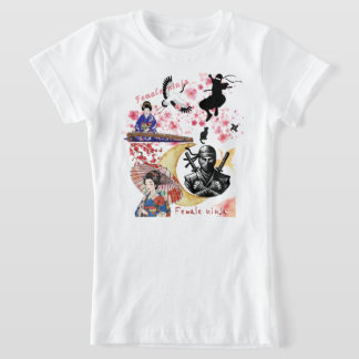 Heritage Stealth: Vintage Kunoichi Graphic Tee T-shirt