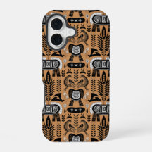 Heritage Totem – Afrikaanse stamdieren patroon