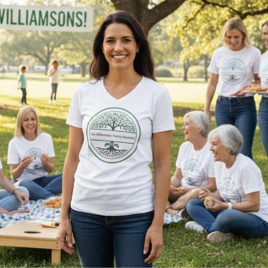 Heritage Tree Roots Familiereünie T-shirt