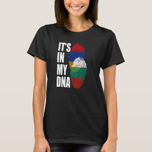 Heritage van de Bulgaarse en Armeense Mix DNA-vlag T-shirt