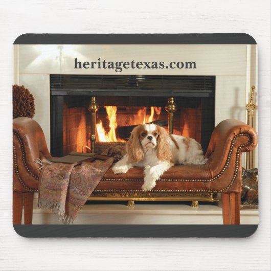 heritagetexas dog blk mkousepad muismat (Voorkant)