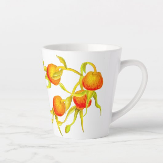 Herjaars aankomst op een kleine latte Mok (R) (Rechts)