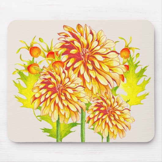 Herjaars aankomst op een Muismat (Voorkant)