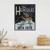 Herk Deco - Custom C-130H Edition Poster (Keuken)