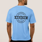Herkansingsredding NYC 'EST'. Terug T T-shirt (Achterkant)