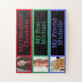 Herken familie geheugen foto's Dementie Alzheimers Legpuzzel (Verticaal)