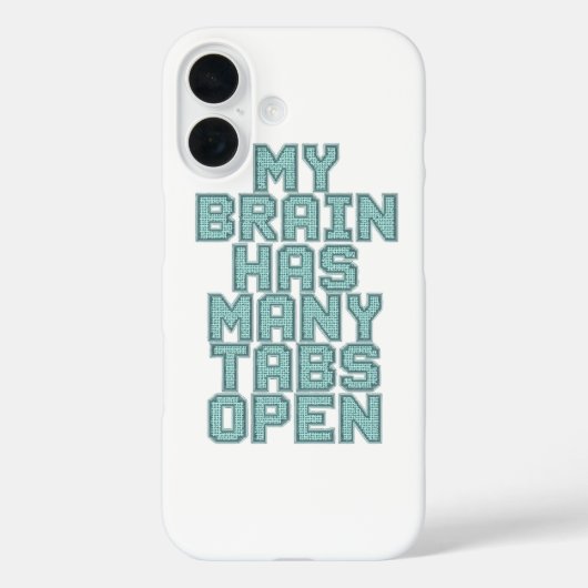 Herkenbaar Overweldigde en Gestoorde Geest Case-Mate iPhone Case (Achterkant)