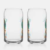 Herkenbare "Hard werken voor mijn kat" humor Blikvorm Glas (Rechts)