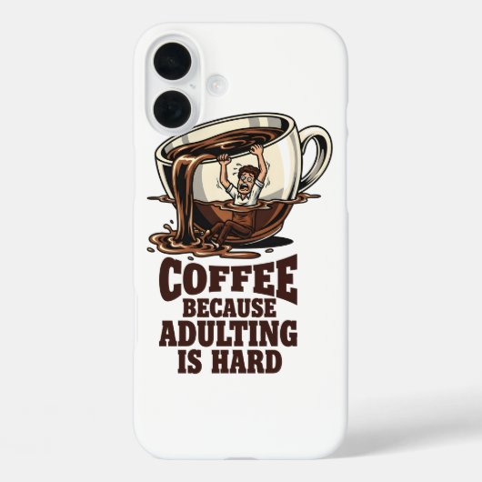 Herkenbare Volwassen Humor Koffie Liefhebber Case-Mate iPhone Case (Achterkant)