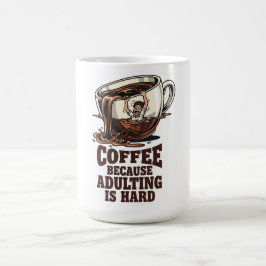 Herkenbare Volwassen Humor Koffie Liefhebber Koffiemok