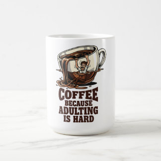 Herkenbare Volwassen Humor Koffie Liefhebber Koffiemok