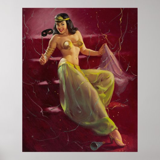 Herkende je me aan mijn stem Pin Up? Poster (Voorkant)