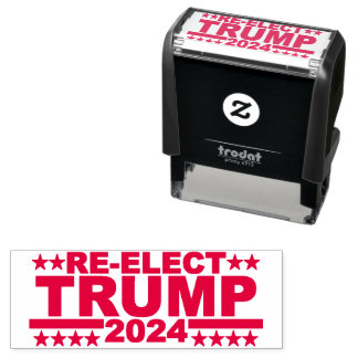 HERKIEZING DONALD TRUMP 2024 STAMP  ZELFINKTENDE STEMPEL