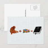 Herkomst van de bijbel briefkaart (Voorkant / Achterkant)