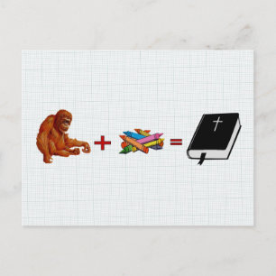Herkomst van de bijbel briefkaart