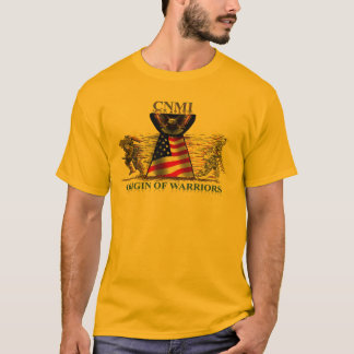 Herkomst van de strijder t-shirt