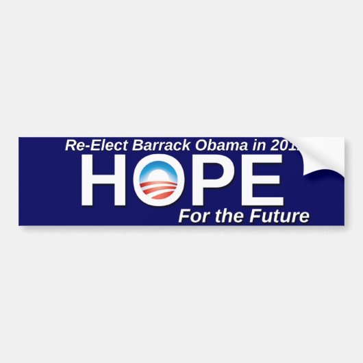 Herkozen Barack Obama Bumpersticker (Voorkant)