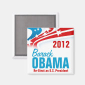 Herkozen Barack Obama Magneet (Voorkant / Achterkant)