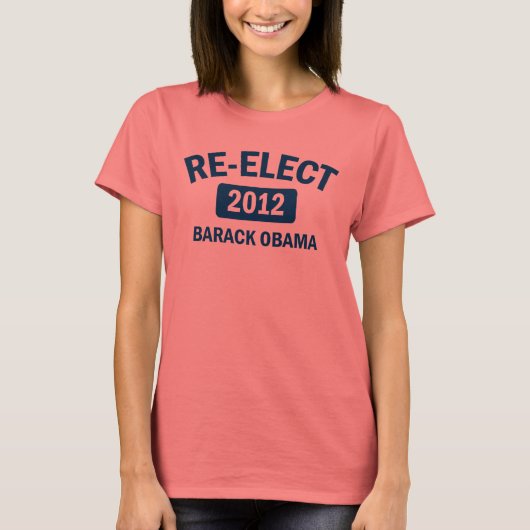Herkozen Barack Obama Ringer Shirt 2012 (Voorkant)