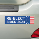 Herkozen Biden 2024 Bumpersticker (Op auto)
