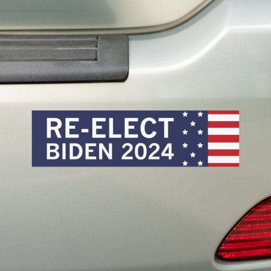 Herkozen Biden 2024 Bumpersticker (Op auto)