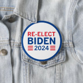 Herkozen Biden 2024 Ronde Button 4,0 Cm (In situ)