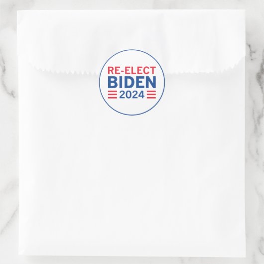 Herkozen Biden 2024 Ronde Sticker (Tas)