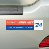 Herkozen John Wick 2024 Bumpersticker (Op auto)