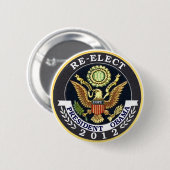 Herkozen Obama Ronde Button 5,7 Cm (Voorkant /achterkant)