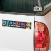Herkozen Obama, stom! Bumpersticker (Op Truck)