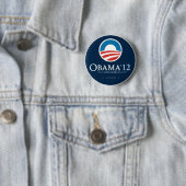 Herkozen President Barack Obama 2012 Ronde Button 5,7 Cm (In situ)