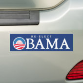 Herkozen President Obama 2012 Bumpersticker (Op auto)