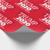 Herkozen Trump 2020 vier jaar meer Cadeaupapier (Hoek)