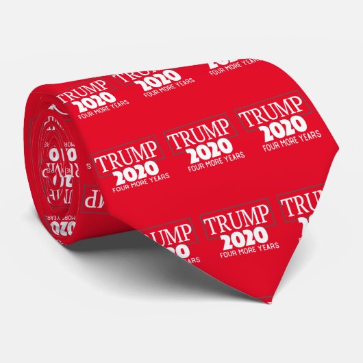 Herkozen Trump 2020 vier jaar meer Stropdas (Opgerold)
