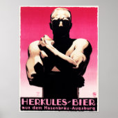 HERKULES BIER Ludwig Hohlwein German Sachplakat Poster (Voorkant)