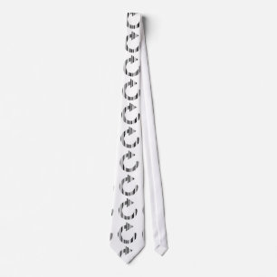 HERLAAD ICOON BAR CODE Computer Barcode Patroon Stropdas